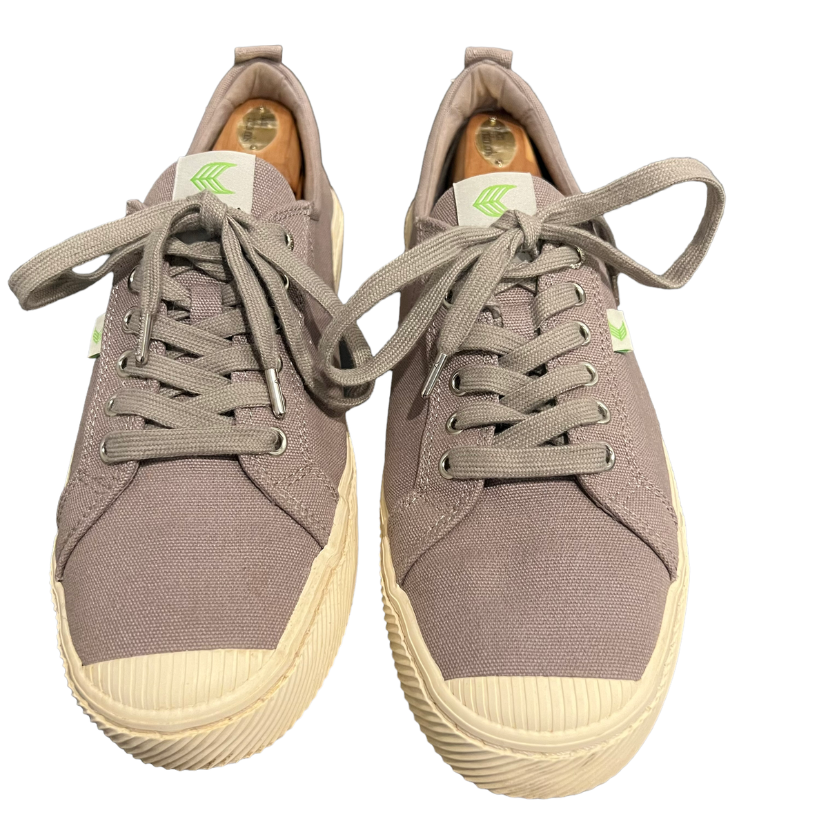 NEW Cariuma OCA Low Mystic Grey Canvas Contrast Thread Sneaker Mens 10.5 Cariuma Mystic OCA Low Canvas Sneakers Grey White Size 10.5  main image 4