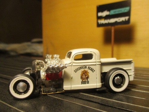 HO 1:64 Metal Body Slot Car Custom Metal Body 2 Slotcars RAMP TRUCK 1936 Chevy P - Picture 21 of 21