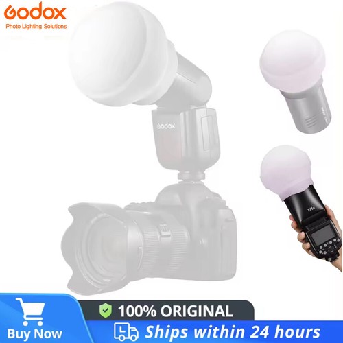 US Godox AK-R22 Collapsible Silicone Diffuser Dome For V1 Series AD100PRO Flash - Picture 9 of 22