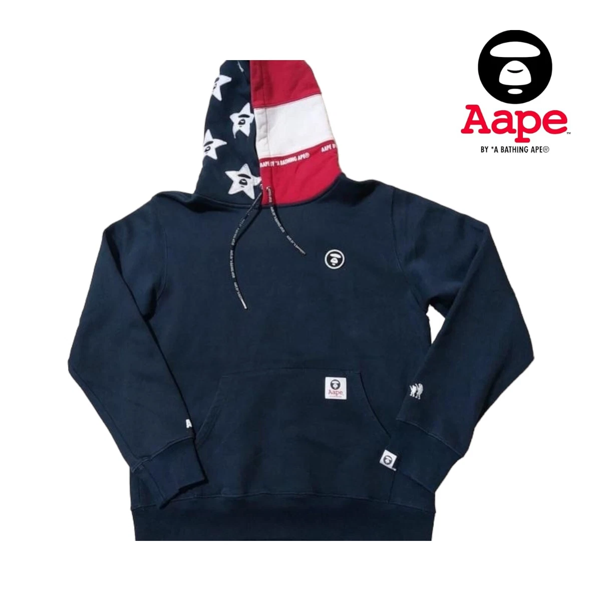 AAPE BY A BATHING APE Hoodie Stars Season 2013 Size L