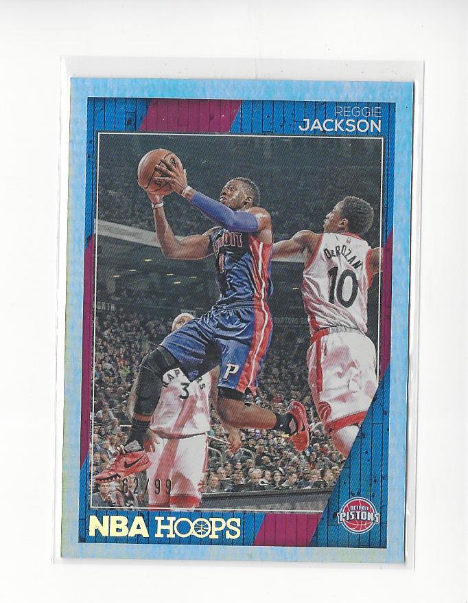 2016-17 Hoops Silver #106 Reggie Jackson Pistons 62/99 