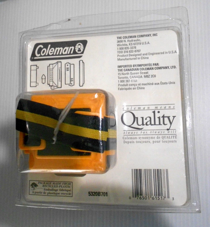 Lámpara de cabeza vintage Coleman Job Pro 2AA Foto 2 de 2