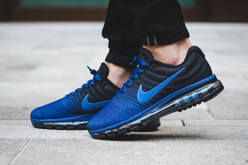 Nike blue best sale air max 2017