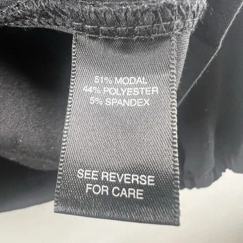 Buckle Black Cardigan Womens Large Black Mock Neck Full Zip Modal Blend - 第 4/6 張圖片
