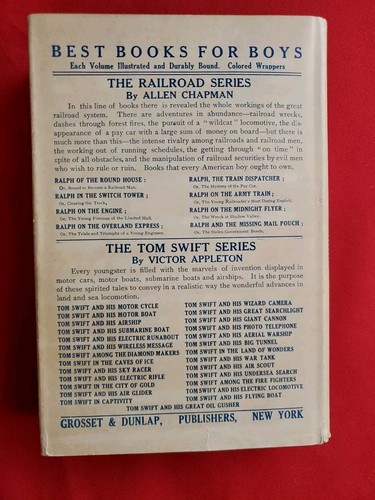 Tom Swift in the City of Gold dust jacket Grosset and Dunlap Excellent - Picture 3 of 18