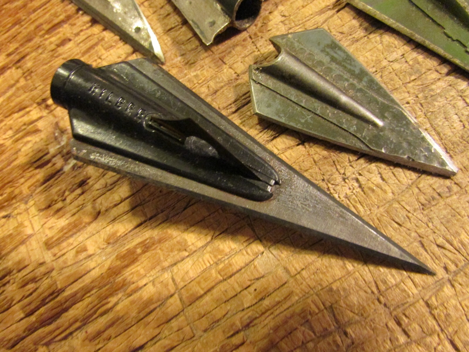 Lot x14 Vintage Archery Broadheads, Zwickey/Bigras/Hilbre/Bowlo/Grizzly