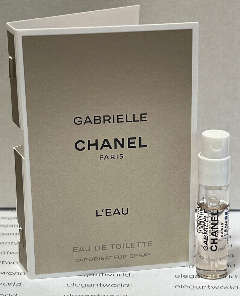 Chanel Gabrielle L'eau Eau De Toilette Sample Spray (0.05 Oz Chanel Gabrielle L'eau Eau De Toilette Sample Spray (0.05 Oz