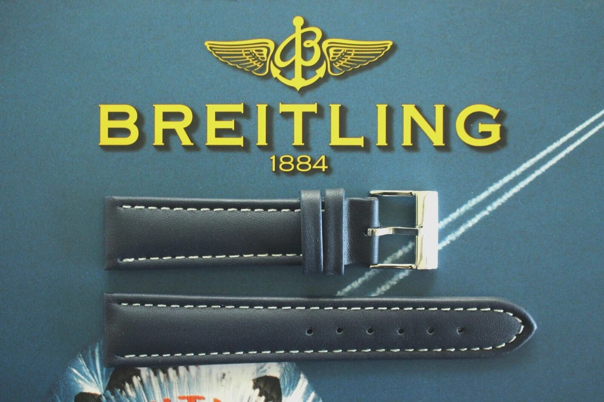 Breitling Blue 18 mm Band Width Wristwatch Bands for sale | eBay