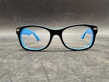 Ray-Ban Kids Designer Eyeglasses Boys Blue Black Square RB 1528 48-16-130