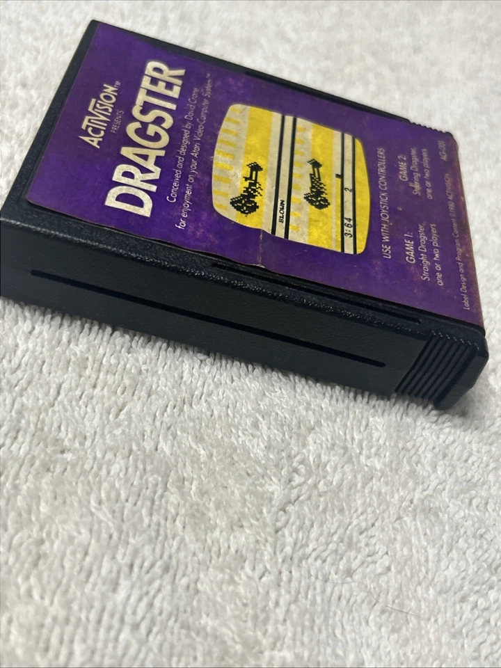 Dragster (Atari 2600 1980) Activision Game Cartridge untested - Image 4 of 4