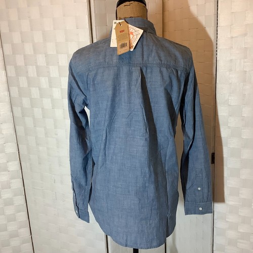 Nwt Levi's women's blue yankee's blouse size medium - Picture 8 of 10