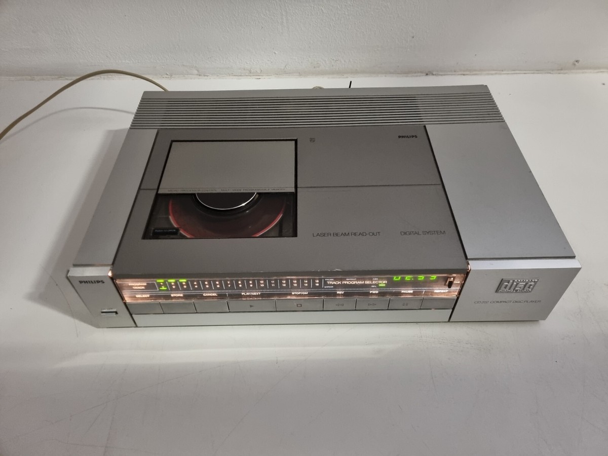 Philips CD-202 - laser beam read-out CD player - Made in Belgium