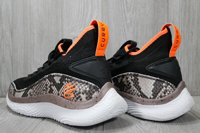 Under Armour Curry Flow 8 Snake Black Basketball Shoes