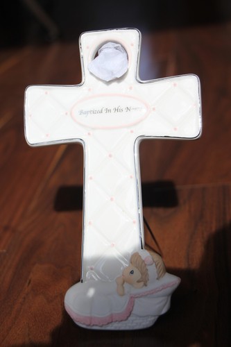 Precious Moments Share The Gift Of Love - 143202 Girl Cross - Baptism - Picture 6 of 6