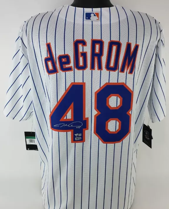 Jacob deGrom Signed New York Mets Nike On Field Authentic Jersey MLB Fanatics