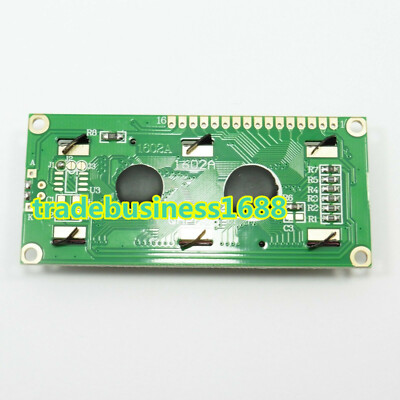 Free shipping LCD Green Display 1602A 5V Module Black Light Board 16X2 1602 