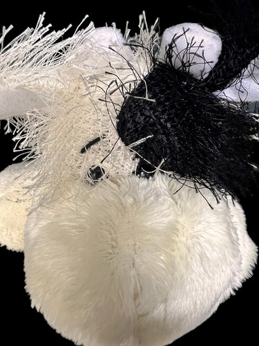 Cow Plush Ganz Black & White 6" Stuffed Animal Toy Eat More Chicken - Picture 8 of 8