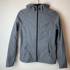 Kirkland Costco Grey Fleece Lined Shell Jacket Women's Size Small S