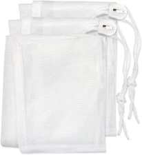 Fine Mesh Bag Replacement with Pull & Lock for Pool Leaf Vacuum, Leaf Eater, Lea