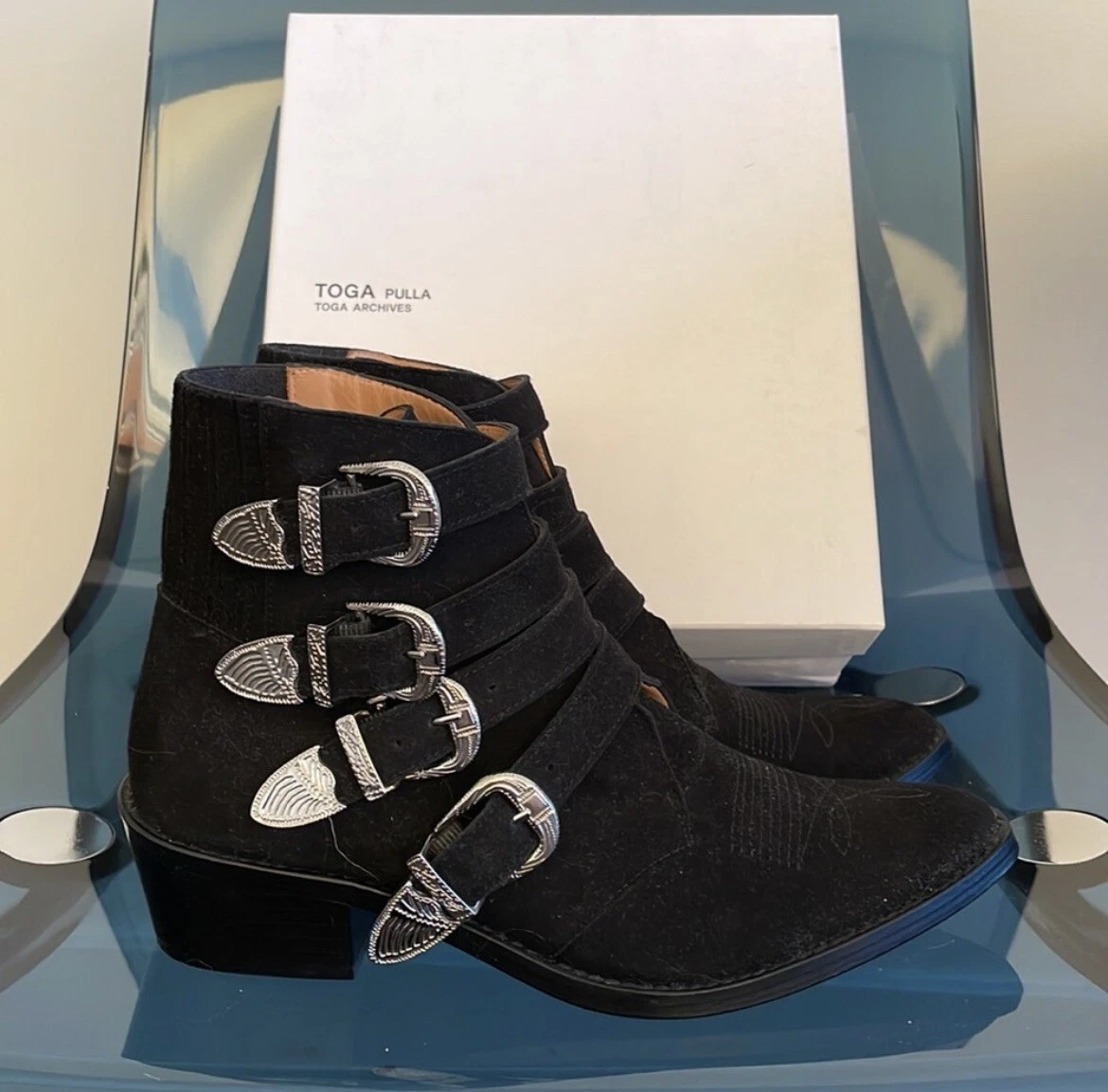 Toga pulla western shop ankle boots