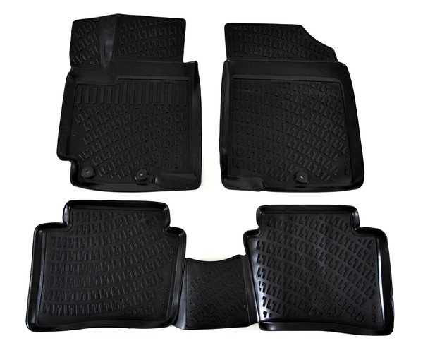 Gummimatten 3D GummifußMatten FüR Hyundai Accent 2011-2017 TPE 3D-image