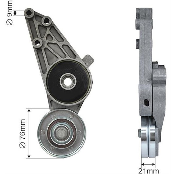 NTY Spannrolle Keilrippenriemen FüR Audi A4 8D2 B5 1.6 1.8 8D5 8G7 B4 VW-image
