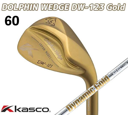 KASCO DOLPHIN DW-123 Gold Wedge 60° Dynamic Gold 95 S200 Stiff Flex