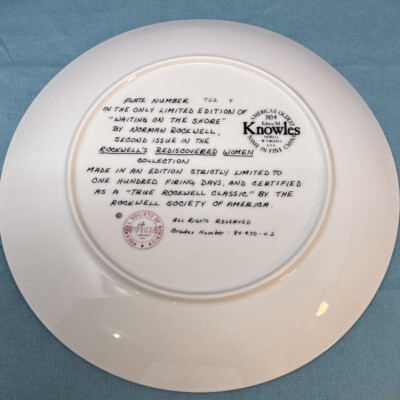 NORMAN ROCKWELL PLATE 