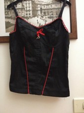 AKE' TG M TOP corsetto SOTTOGIACCA NERO MADE IN ITALY