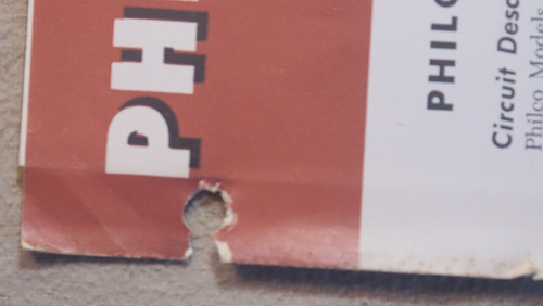 PHILCO RADIO DOMOWE MODEL 48-460 & 48-460-1 1947 8 stron Schemat części - Zdjęcie 7 z 7