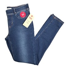 LEVIS Pull On Stretch Skinny Jeggings Leggings Blue Girls Super Soft 14 Regular