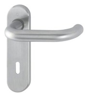 Hoppe Paris Edelstahl-Kurzschild-TüRgriff-Garnitur E138Z/353K,... 3306339
