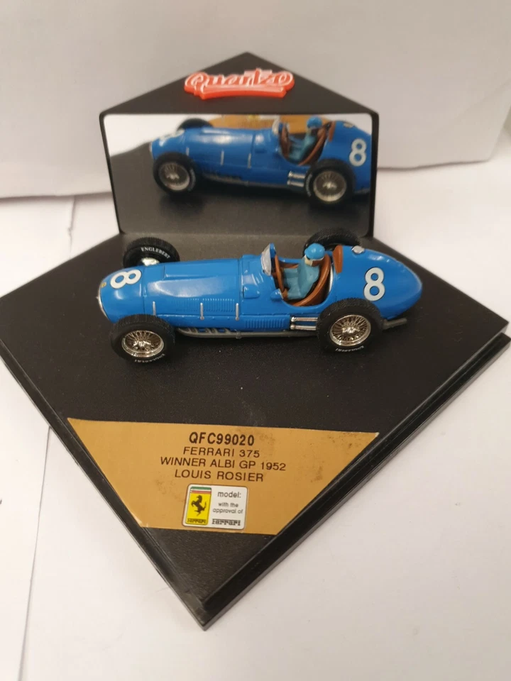 CUARTO 1:43 QFC99020 FERRARI 375 GP D'ALBI 1952 LOUIS ROSER Foto 3 de 4