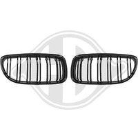 Diederichs KüHlergitter FüR BMW 3Er Cabriolet E93 E92 Schwarz GläNzend