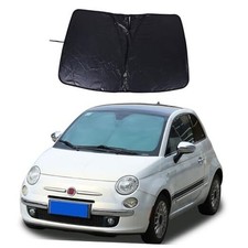 The Original Windshield Sun Shade Compatible with Silver-coated Fabric Black