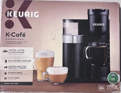 Keurig K Cafe Essentials Coffee Latte Cappuccino Maker Black