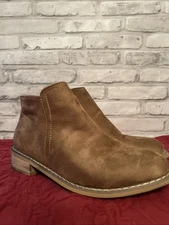 SEVEN7 Seven Cisco Kid Bootie Boots Vegan Suede Ankle Camel Shoes Sz 8