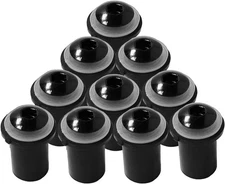 10 Pcs M5 Motorcycle Windshield Bolts Screws Kit Aluminum Alloy Motorbike Black