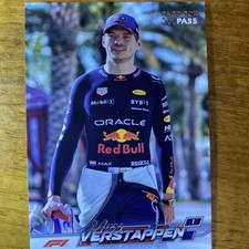 Max Verstappen Topps F1 Driver Photo F1 Paddock Pass 2024