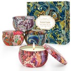 4 Pack Scented Candles Gifts for Women 10oz Home Scented Candles 100Hours