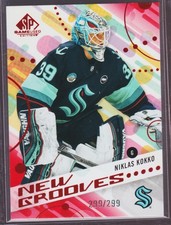 2025-26 SP Game Used #NG-9 Niklas Kokko New Grooves Red #/299