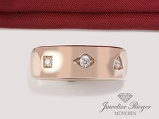 Pomellato Ring Iconica Small Rosegold 750 3 Diamanten Brillanten Gr 52 2025 Gold