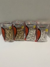 Lot of 4 Pride Sports Natural Wood Golf Tees 2 3/4" Length  90 Count