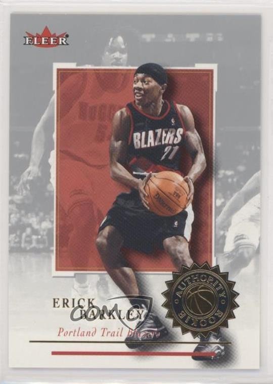 2000-01 Fleer Authority 1 of 1250 /1250 Erick Barkley #114 Rookie RC 0q3