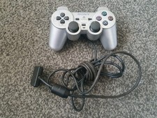 Official Genuine Sony DualShock Playstation 2 PS2 Controller Silver 