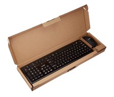 Amazon Basics USB Wired Computer Keyboard and Wired Mouse Bundle Pack