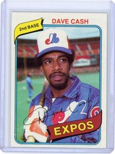 1980 TOPPS DAVE CASH #14 NM-MT SET BREAK MONTREAL EXPOS