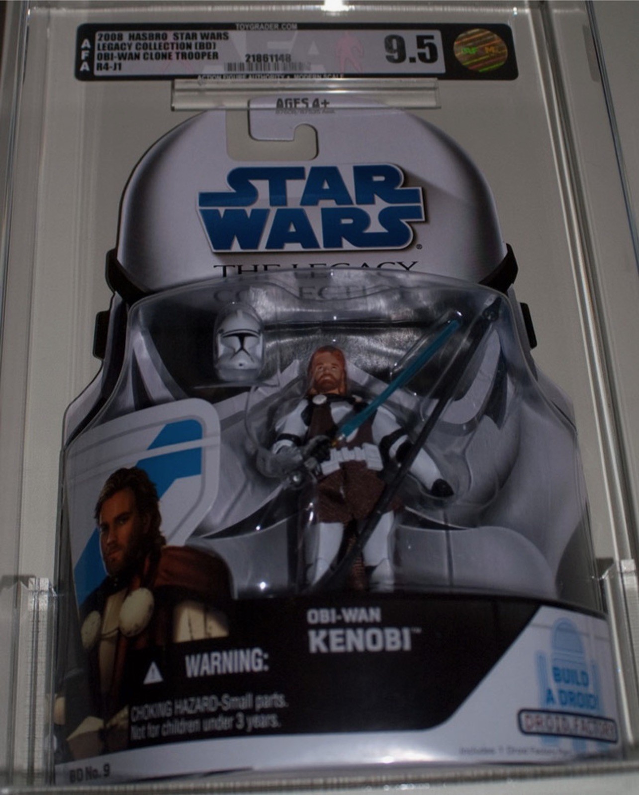 Obi-Wan Kenobi Clone Trooper AFA 9.5 Star Wars Clone Wars 2008