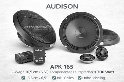 Audison APK 165 - 16,5 cm 2-Wege Komponentensystem APK165 - KIT 2Way Speaker