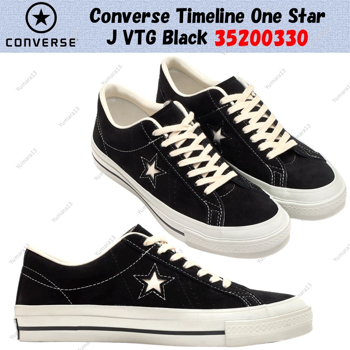 Converse Timeline One Star J VTG Black 35200330 Men's Size Converse Timeline One Star J VTG Black 35200330 Men's Size
